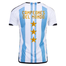 Maillot Argentine 3 étoiles champions du monde 2022 Domicile Homme Coupe du Monde 2022/23 (badge champions inclus)