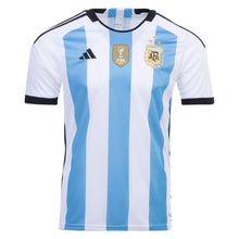 Maillot Argentine 3 étoiles Domicile Homme Coupe du Monde 2022/23 (badge champions inclus)